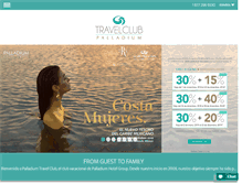 Tablet Screenshot of palladiumtravelclub.com
